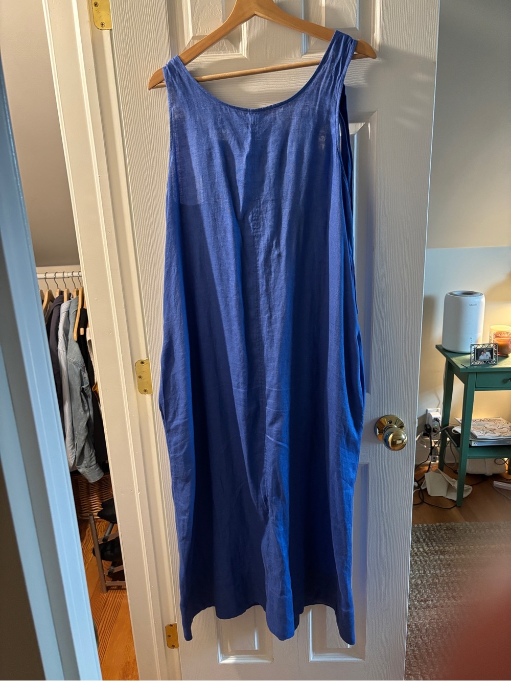 COS cobalt blue sleeveless dress